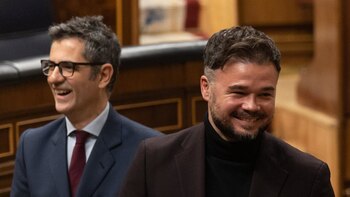 Rufián afea a Bolaños que se queje ahora del juez Peinado tras "repartirse" el CGPJ con el PP