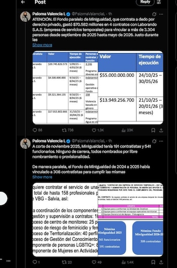Paloma Valencia hizo una denuncia