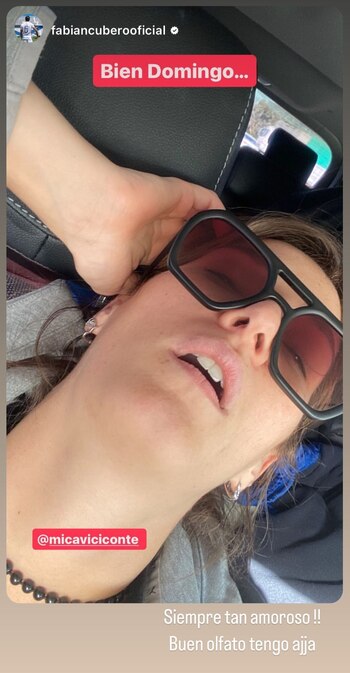 La imagen publicada por Fabian