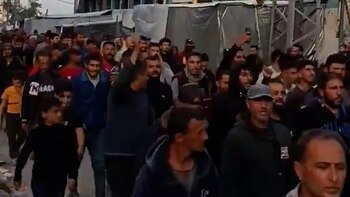 Imagen de las protestas contra