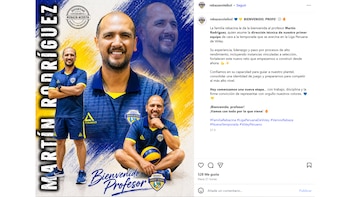Rebaza Acosta le dio la bienvenida a Martín Rodríguez.