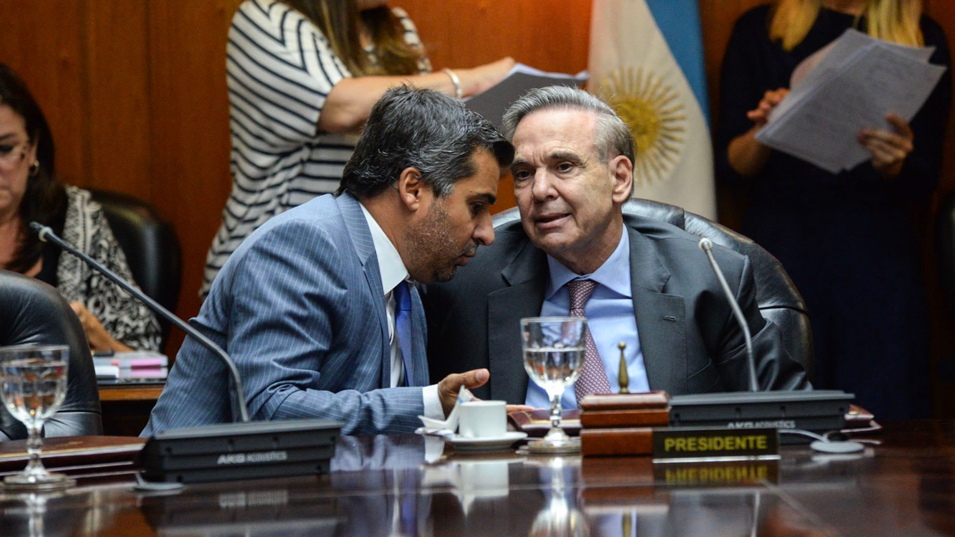 Diego Molea y Miguel Pichetto (Julieta Ferrario)