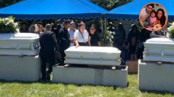 Tres ataúdes y una promesa rota: Una familia salvadoreña pierden la vida tras brutal accidente en Virginia