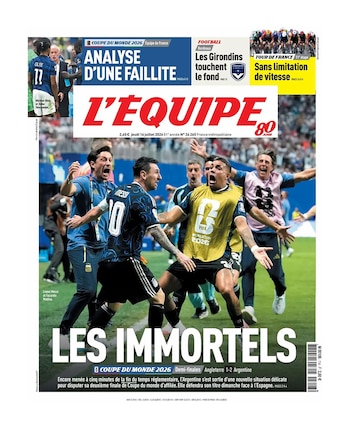 Portadas diarios del mundo Argentina vs Inglaterra