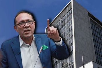 El ministro Antonio Sanguino aseguró que una asamblea constituyente no incluiría la modificación de las altas cortes, pero que podría evaluarse la situación del Banco de la República - crédito Banco de la República/Europa Press y @AntonioSanguino/X