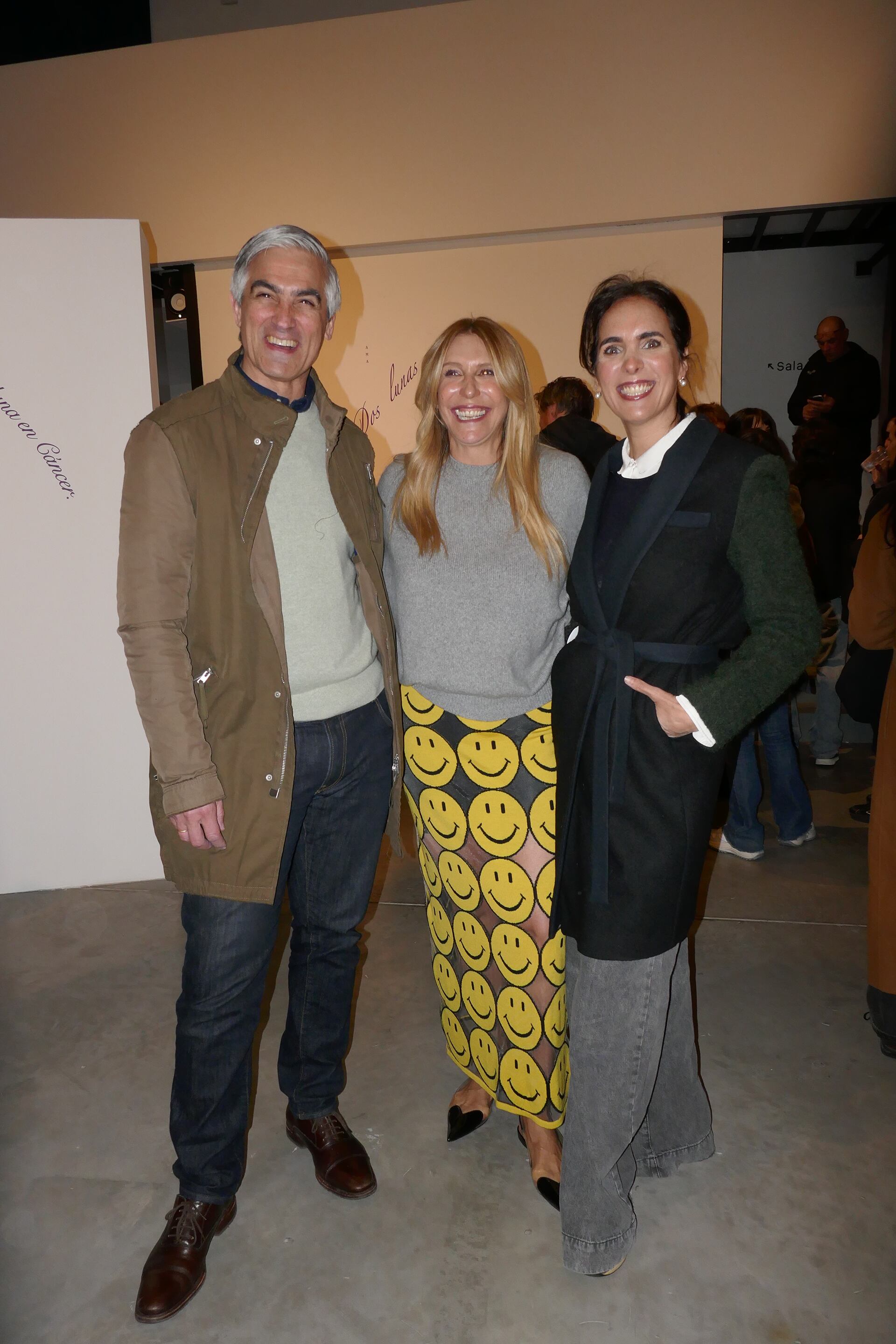 El ex titular de la Aduana y ex vicepresidente de arteBA, Eduardo Mallea, y su mujer, Cecilia Perazzo