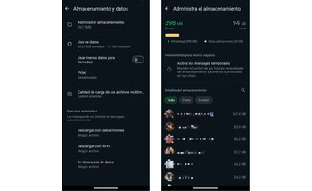 En Administrar el almacenamiento, los