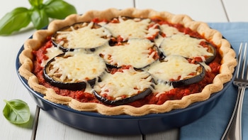 Receta de tarta de berenjenas