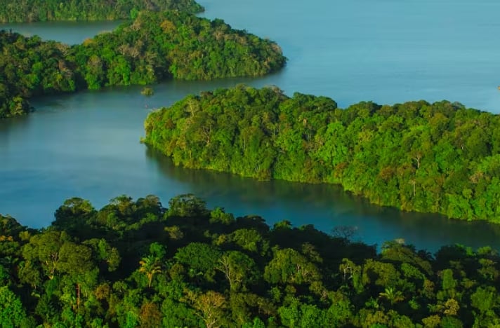 El Parque Nacional Chagres se extiende entre las provincias de Panamá y Colón. Tomada de la ATP