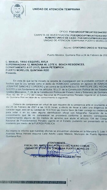 (Foto: Twitter @@EsquivelTirso)