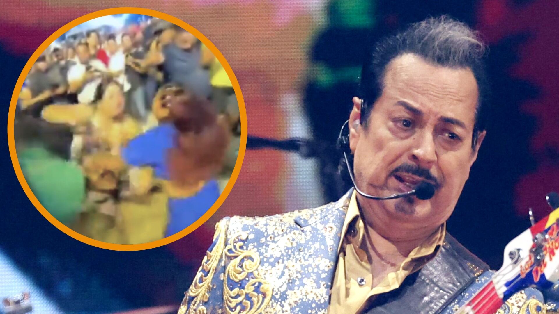 Los Tigres del Norte son opacados por brutal pelea de mujeres en pleno show. (Infobae México)