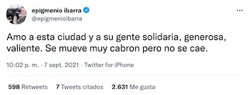 El productor señaló que a