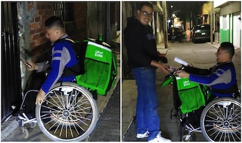 El joven compartió en Facebook