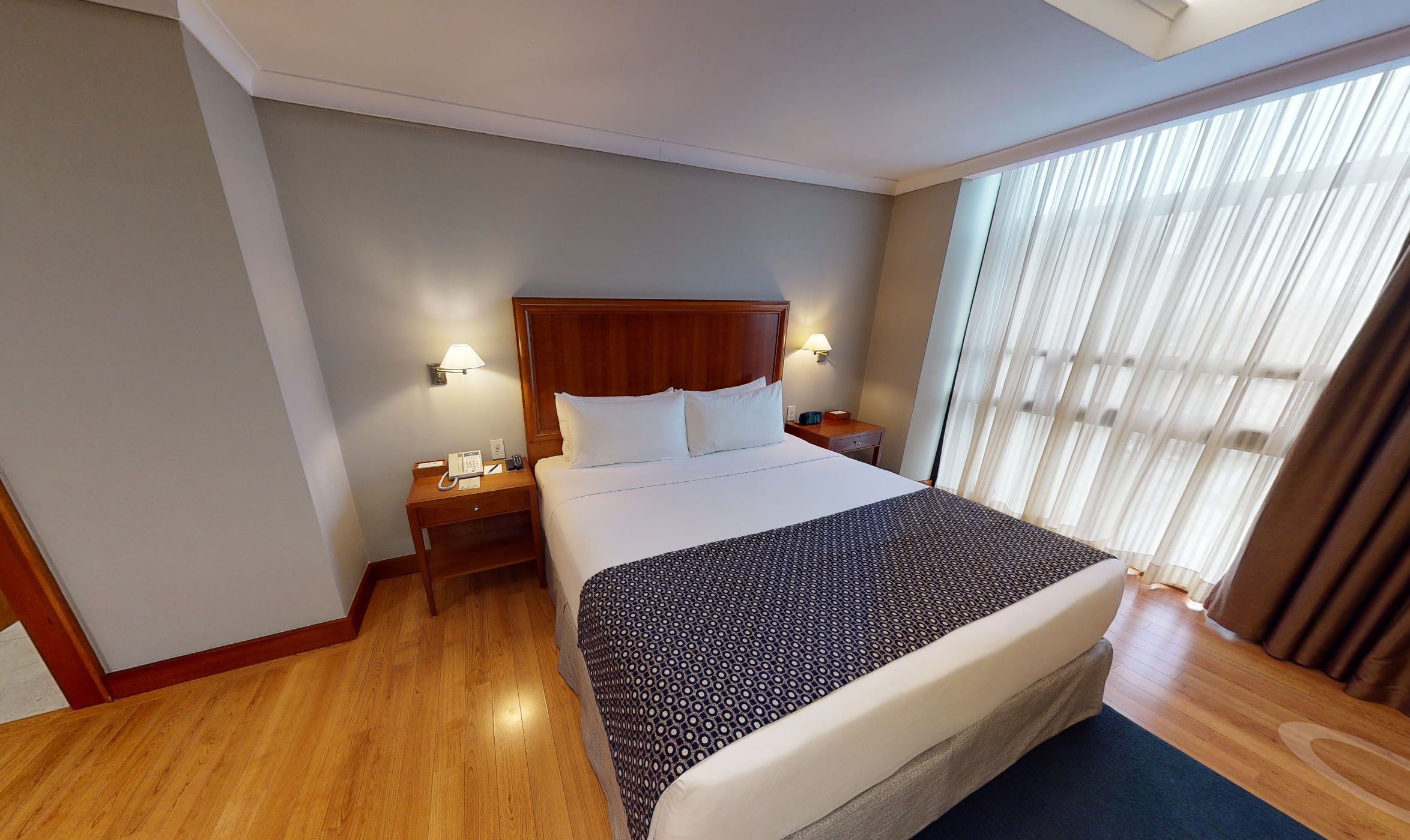 La habitación de la suite donde se alojará Messi. (Hotel Oro Verde)