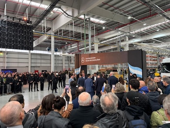 Inauguración planta Mercedes Benz Buses y Camiones
