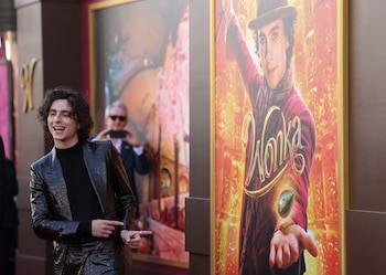 La secuela de "Wonka" puede tardar en avanzar por la agenda de Timothée Chalamet (REUTERS/Mario Anzuoni)