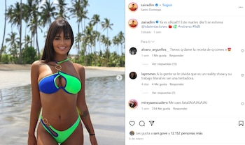 Instagram de Zaira de 'La