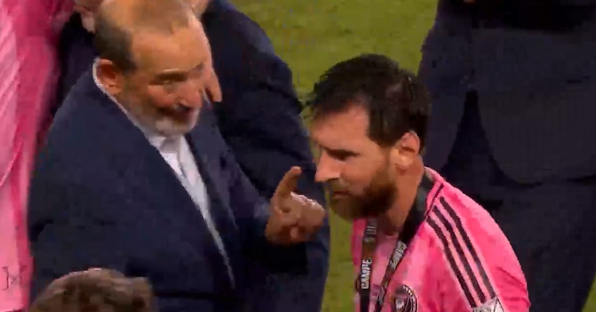 Photo: infobae.com Lionel Messi and MLS Commissioner Don Garber Clash After Inter Miami's Campeones Cup Victory