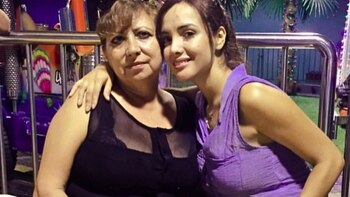 La madre de Rosángela Espinoza