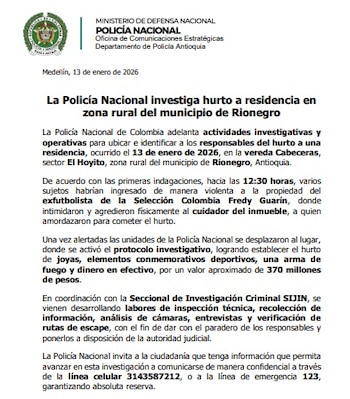 Autoridades entregaron detalles sobre el