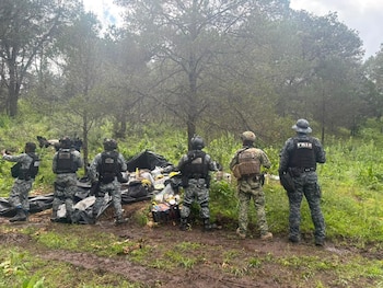 Las autoridades informaron que estas instalaciones habrían sido utilizadas por integrantes de la delincuencia organizada para desarrollar actividades ilícitas. (Crédito: Gobierno de Zacatecas)