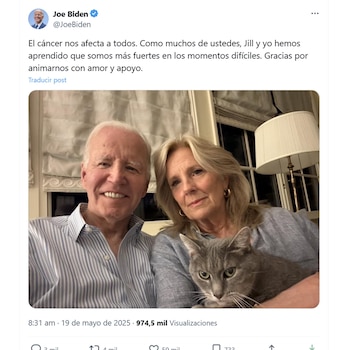 La publicación del ex presidente