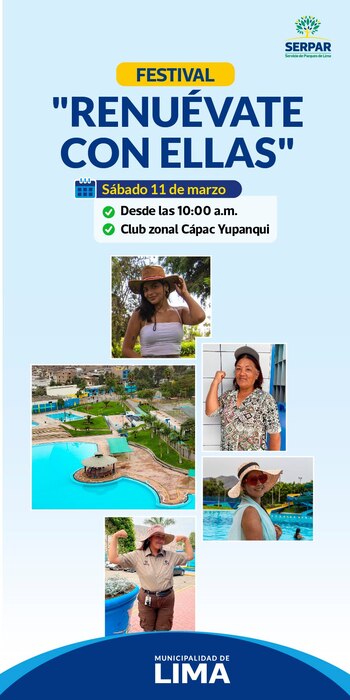 Distintas actividades se darán en el distrito de Lima por el día de la mujer.