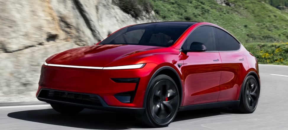 La opción de siete asientos es poco común en la marca e incorpora dos asientos abatibles orientados hacia delante, sin comprometer el acceso. (Tesla)