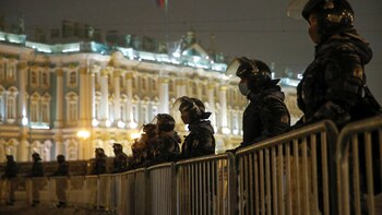 Fuerte operativo policial en Moscú