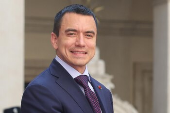 El presidente de Ecuador, Daniel