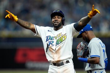 Randy Arozarena, de los Rays