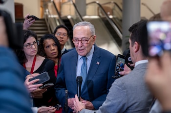 El líder de la mayoría en el Senado, Chuck Schumer (AP Foto/J. Scott Applewhite)