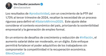 María Claudia Lacouture, presidenta ejecutiva