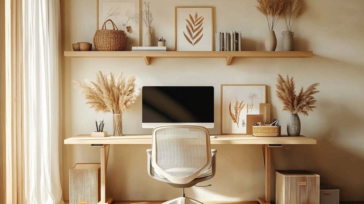 La ergonomía en el trabajo remoto exige una silla ergonómica con apoyo lumbar, rodillas y brazos en ángulo de 90 grados, y el monitor a la altura de los ojos. (Imagen Ilustrativa Infobae)
