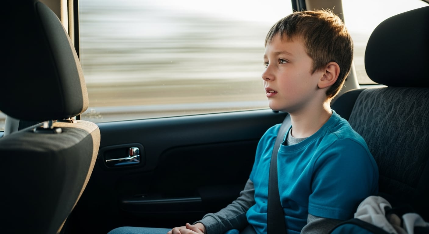 Los expertos señalan que, contra el mareo por movimiento en niños, ayuda más mirar el horizonte, evitar leer o usar el teléfono y elegir asientos con menos balanceo (Imagen Ilustrativa Infobae)