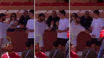 Nuevo escándalo del tenista francés Corentin Moutet tras un perder un partido: trepó a la tribuna y se enfrentó a un espectador