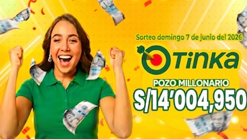 Resultados ganadores de la Tinka este domingo 7 de junio del 2026