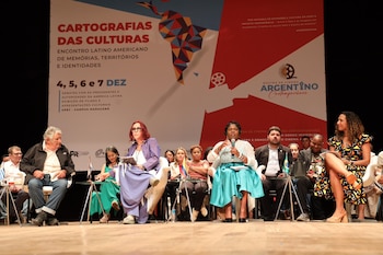 La vicepresidenta participó de un evento en el Universidade do Estado do Rio de Janeiro