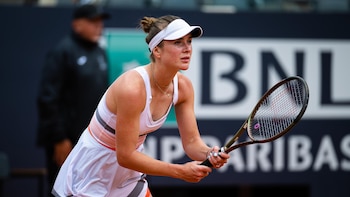 La ucraniana Elina Svitolina vence a la estadounidense Coco Gauff para hacer triplete en el Foro Itálico