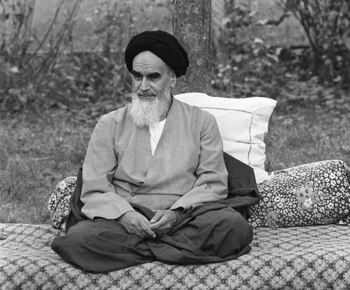 El ayatolá Ruhollah Khomeini (
