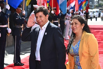 Lilia Paredes, esposa de Pedro