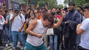 La semana pasada un profesor