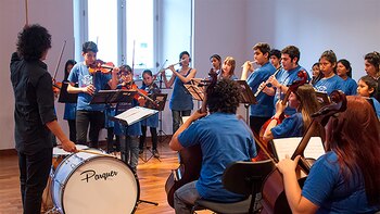 Una orquesta especial: “Los niños