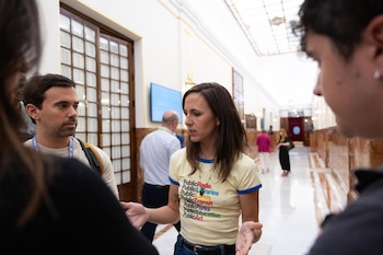 23/09/2026 La diputada de Podemos, Ione Belarra, durante una sesión de control al Gobierno, en el Congreso de los Diputados, a 23 de septiembre de 2026, en Madrid (España). El Gobierno se enfrenta a una nueva sesión de control que vuelve a estar centrada en la gestión de la crisis migratoria en Ceuta con siete preguntas y dos interpelaciones urgentes. El mayor peso del examen del Congreso lo tendrán el ministro del Interior y la ministra de Defensa aunque la oposición también interpelará a otros ministros. Después de la sesión de control, el Congreso debatirá y votará la convalidación de medidas económicas de urgencia.
POLITICA
Jesús Hellín - Europa Press