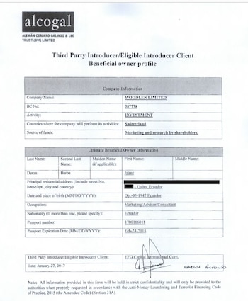 Jaime Durán Barba, accionista de