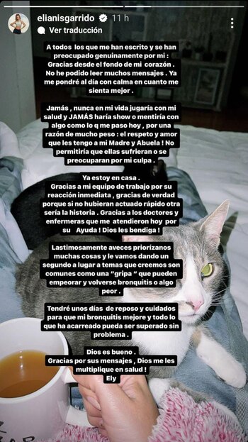 Así explicó Elianis Garrido las