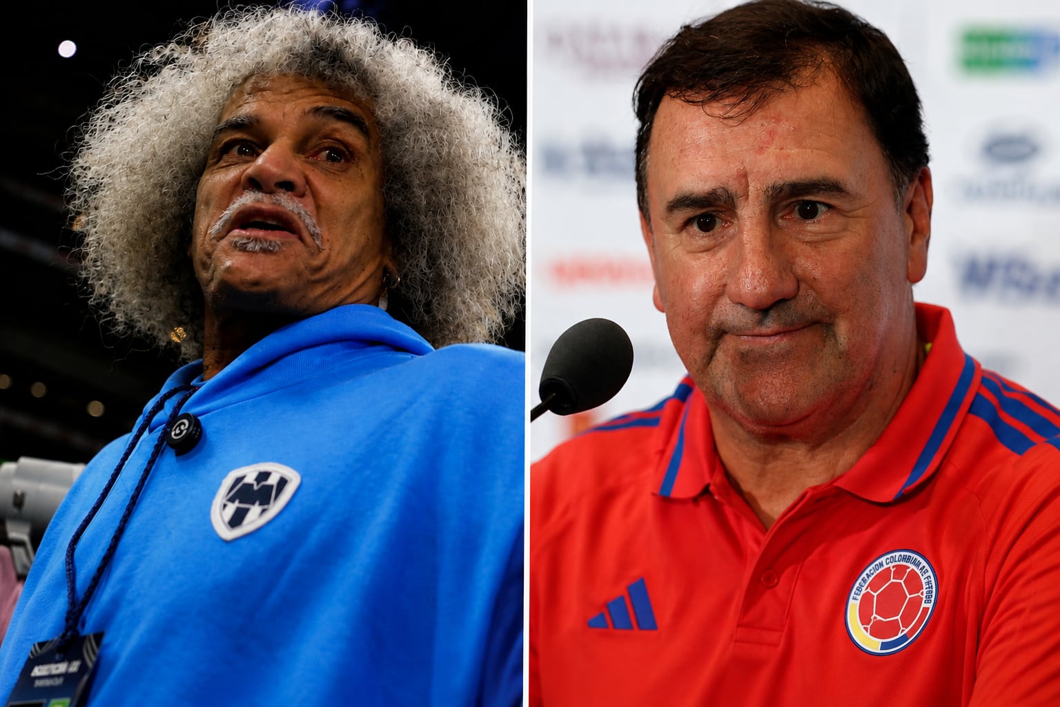 El histórico 10 de la Selección Colombia se refirió al futuro del equipo y a las decisiones de Néstor Lorenzo -crédito REUTERS/montaje Infobae