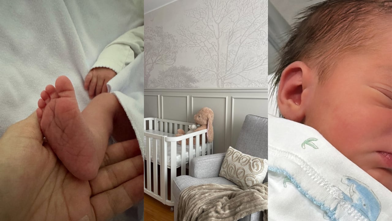 Anahí de Cárdenas compartió las primeras imágenes de su bebé.