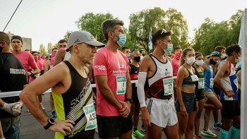 Todos los correrdores listos para