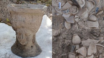 Descubren en Alicante una necrópolis ibérica con armas y un pebetero de la diosa Tanit
